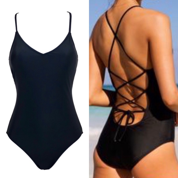 aerie Other - Aerie Strappy Back One Piece Swimsuit Size XS NWT